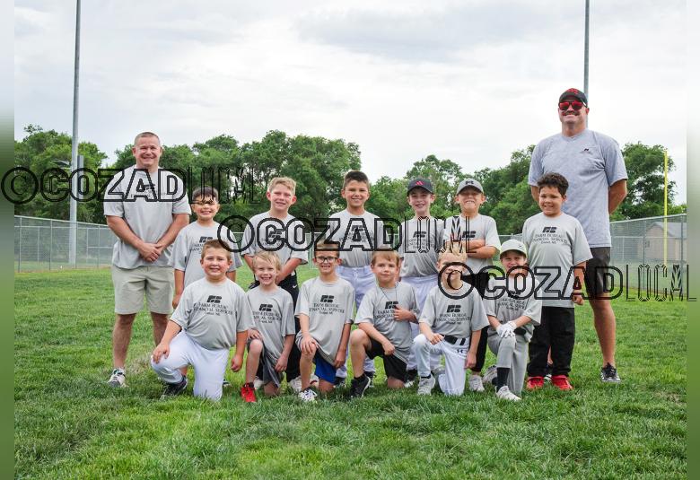 Back row from left: Coach Micah Chrisinge, Leumas Alejandro, Donovan Twyford, Jaxston Kottwitz, Jensen Worrell, Eli Ide, Braxton Wagnon, and Coach Jared Crick. Front row: Emmet Bauer, Nolan Husak, Maxxon Chrisinger, Dean Wolfe, Bayler Crick, and Seyerson Smith. (Katie Arndt Photography) 